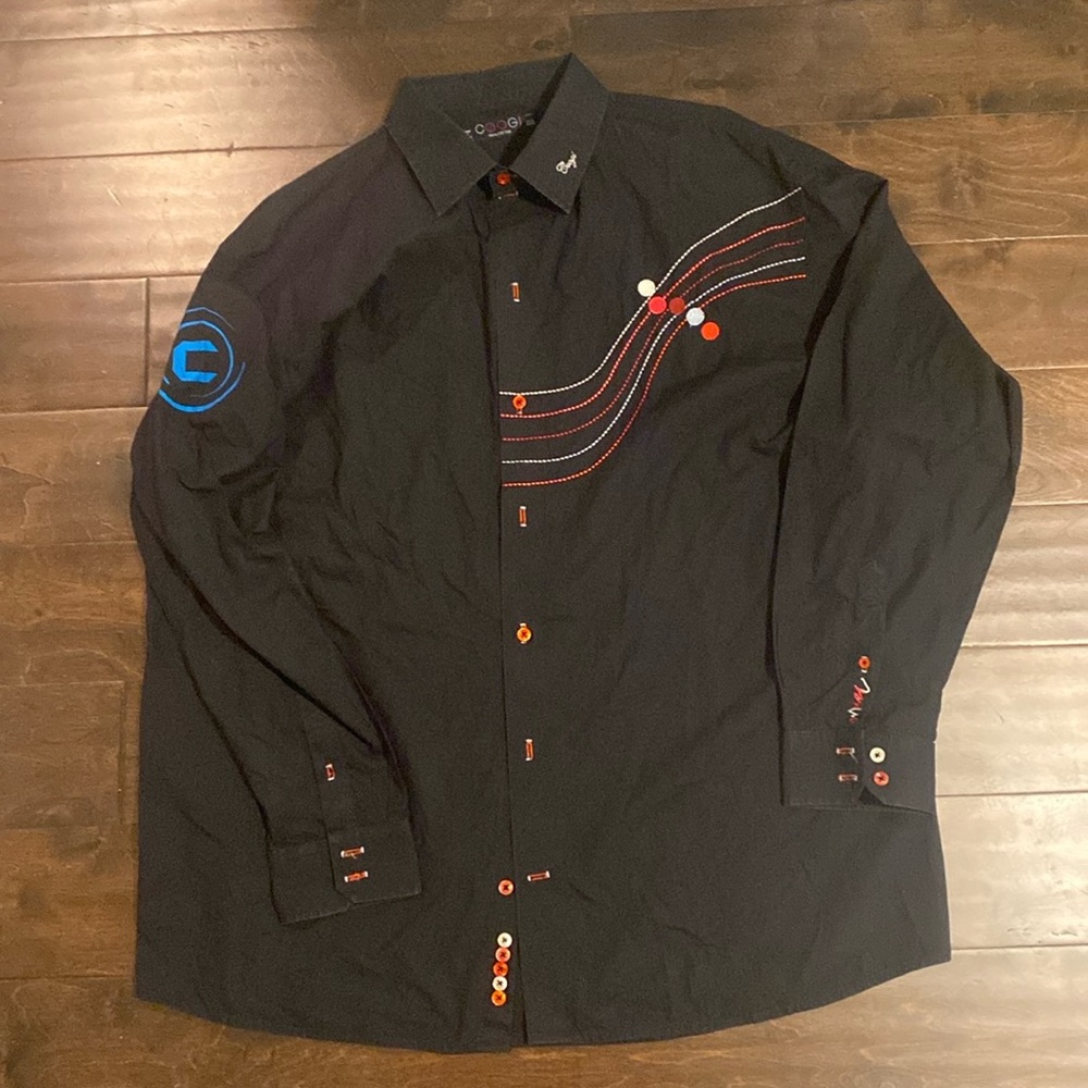 Coogi embroidered shirt vintage